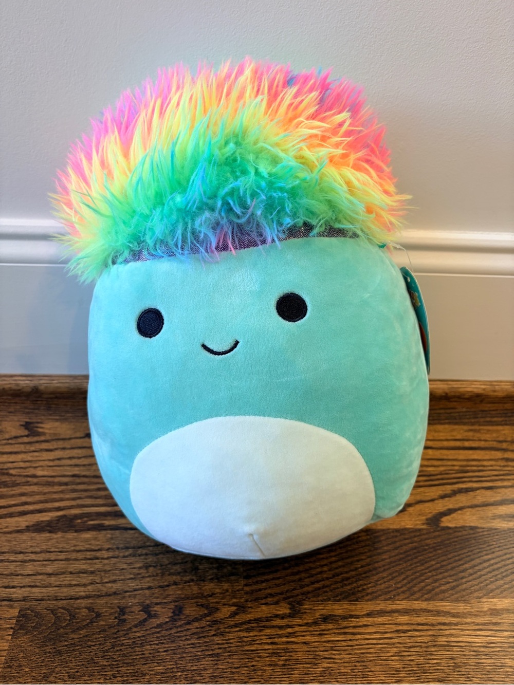 NWT 12” Squishmallows Squish-Doos Tyrus Plush Rainbow Hair Kellytoy 2022
